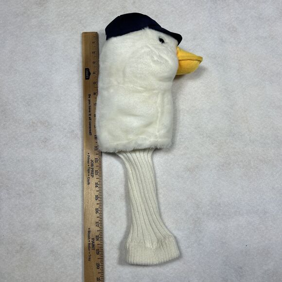 Golf Club Head Cover Aflac Plush Duck  Driver Cover Puppet With Aflac Cap - Picture 6 of 9